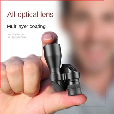 Portable high-definition monocular telescope with high magni