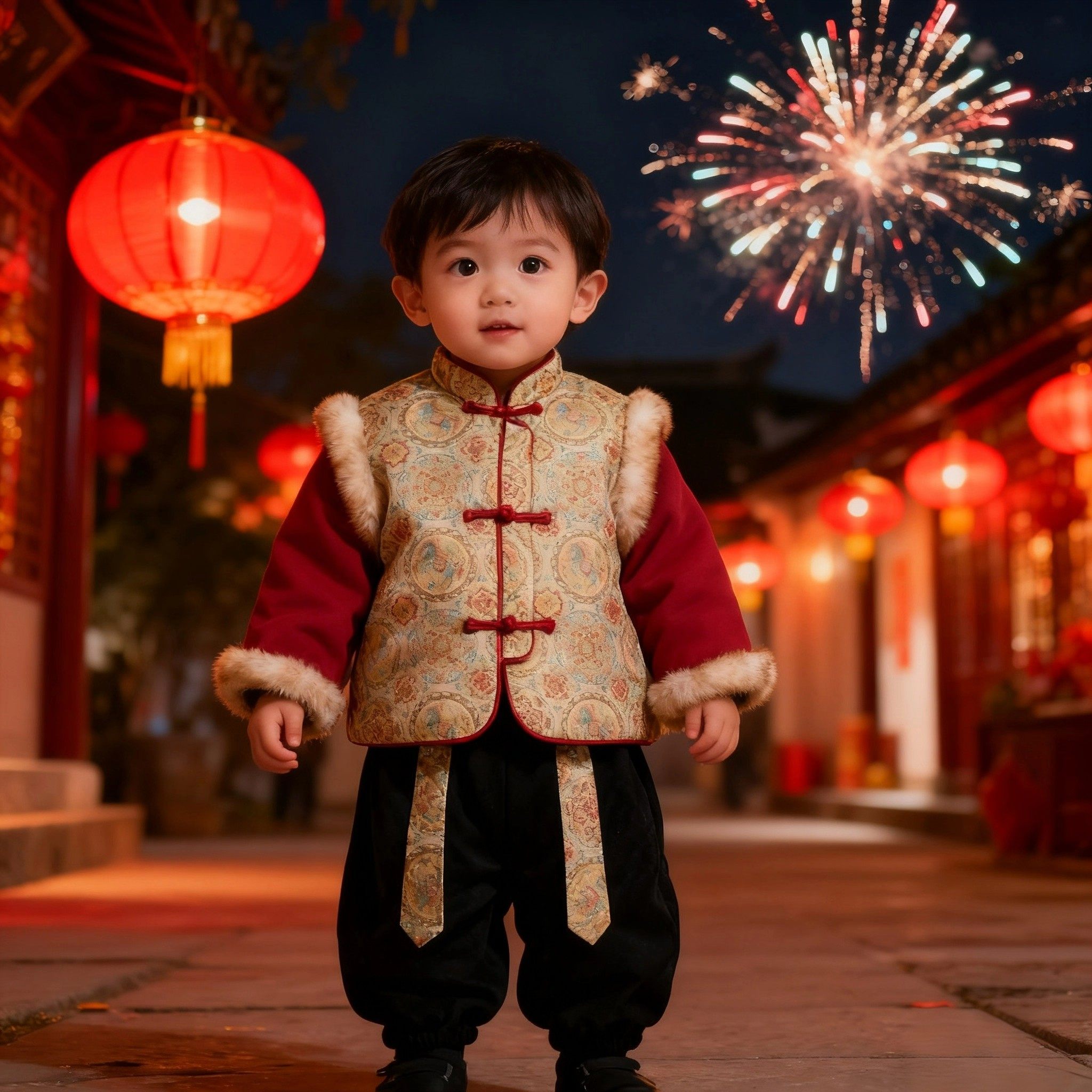 新年男童新中式唐装冬装加厚拜年服周岁礼服小少爷盘扣棉衣绒内胆,童装/婴儿装/亲子装,唐装,淘宝优惠券,粉丝福利购,淘宝优惠卷