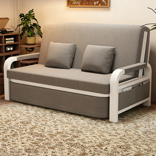 沙发床折叠两用2026新款小户型可拆洗阳台多功能单人一体可伸缩床