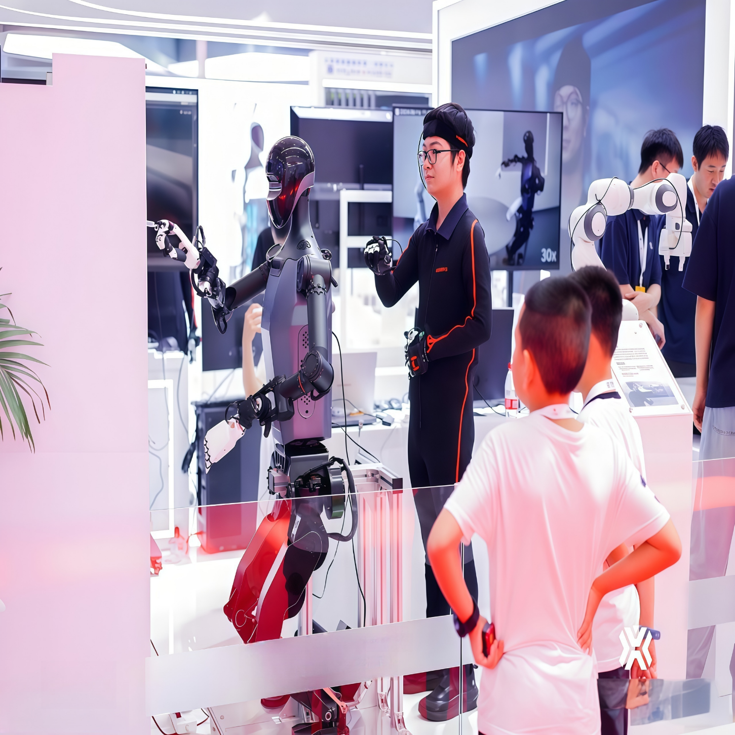 优必选天工行者机器人保姆人工智能AI教育科研人形机器人高校实验教学校展厅开业表演跳舞迎宾陪伴养老