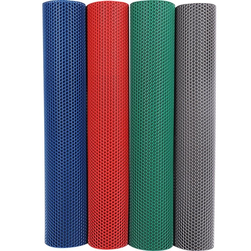 防滑垫子厕所淋浴隔水地垫卫生间厨房塑料网格pvc隔水防滑脚垫