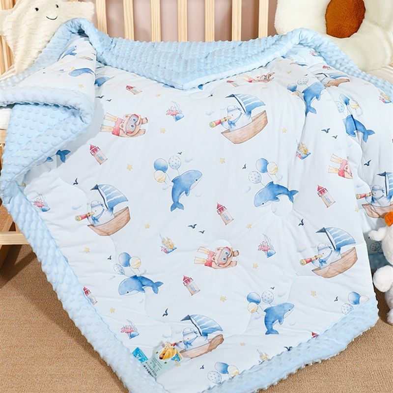 而亲儿童婴儿被子a类加厚秋冬豆豆绒盖毯幼儿园新生宝宝棉被毛毯,婴童用品,被子,淘宝优惠券,粉丝福利购,淘宝优惠卷