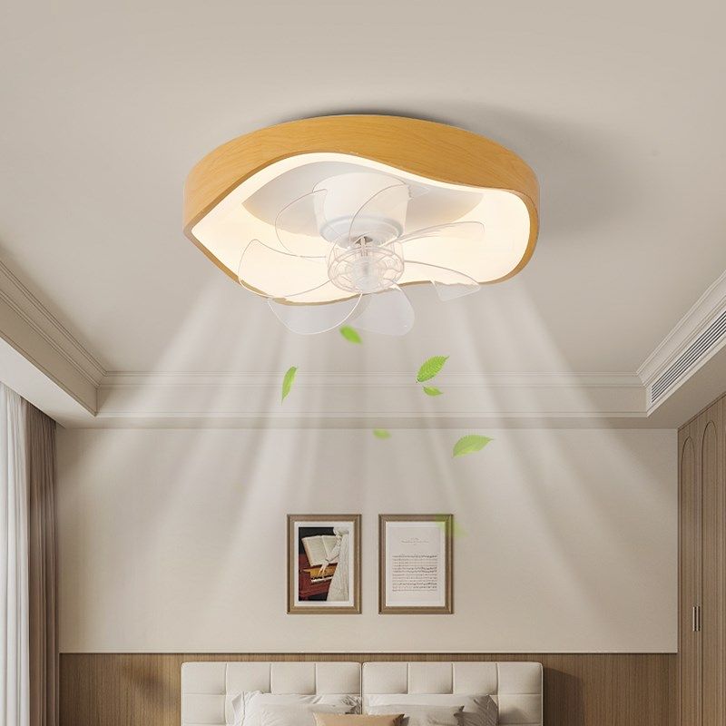 餐厅风扇灯原木风2025新款简约现代家用静音电扇一体卧室吸顶灯,家装灯饰光源,风扇灯,淘宝优惠券,粉丝福利购,淘宝优惠卷