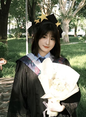 星星翅膀学士帽装饰发夹可爱发卡