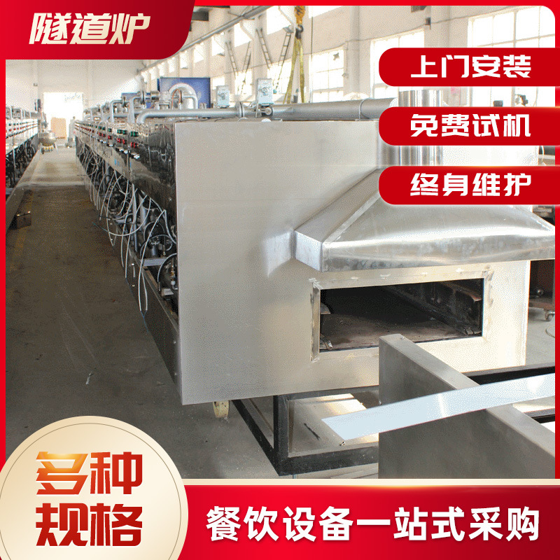 厂家专业生产订制隧道式烘干线 食品烘焙设备饼干烘干隧道炉