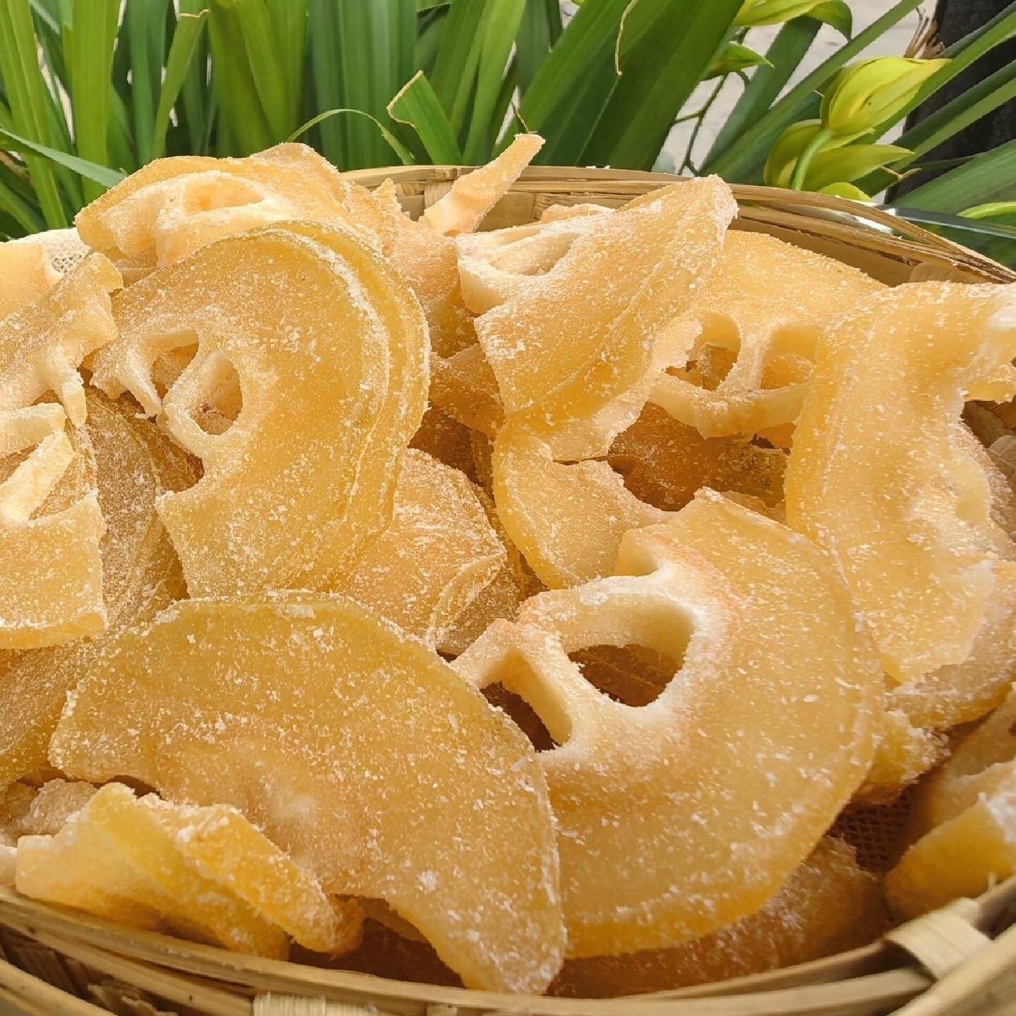 大理手工制作冰糖木瓜干果脯酸木瓜零食解腻酸木瓜干
