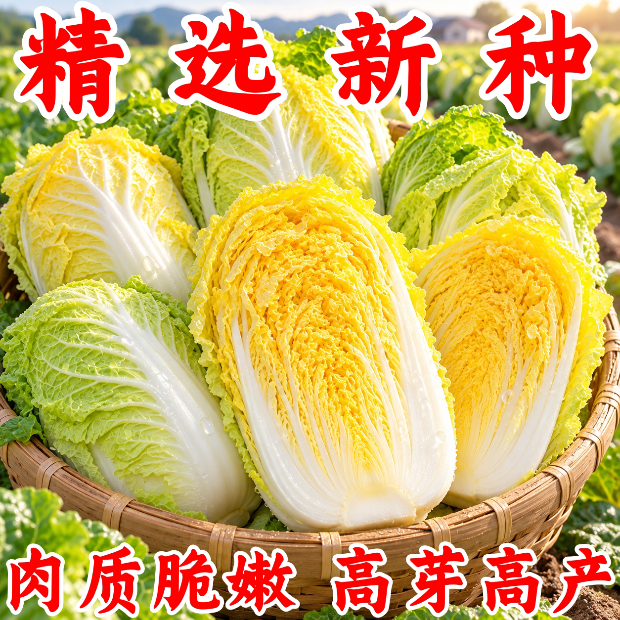 黄金娃娃菜小白菜种子四季耐热