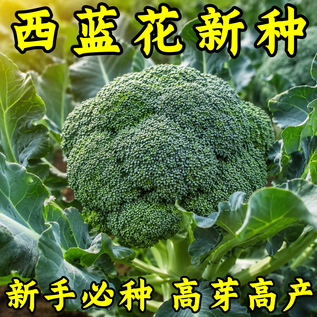 新种西兰花种子耐寒耐热