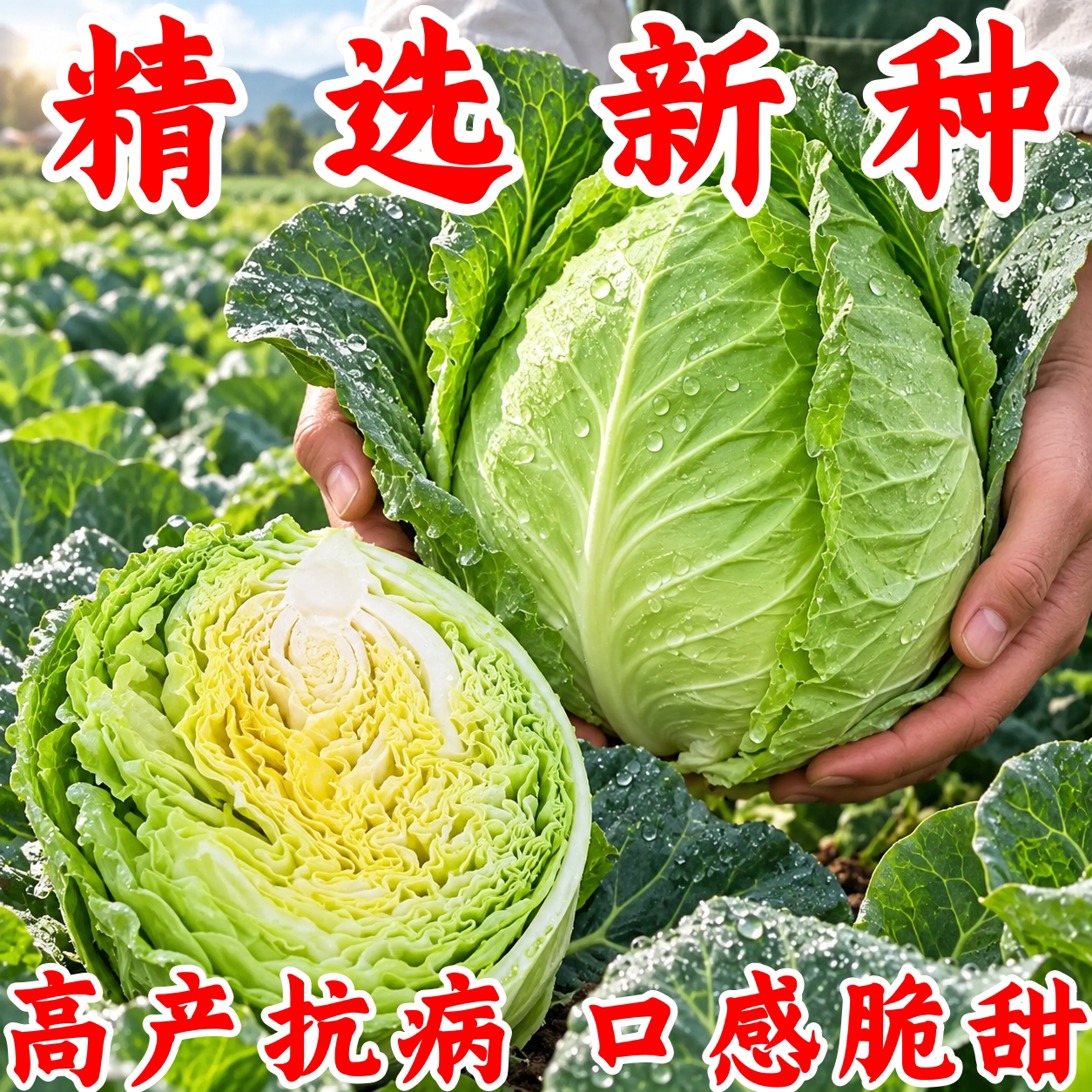 耐热包心菜甘蓝种子秋季播