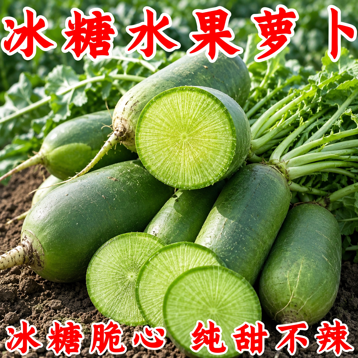 正宗潍坊沙窝冰糖心萝卜种子甜脆