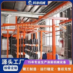 设备厂家设计打造全自动电子门锁外壳静电粉末涂装 涂装 生产线