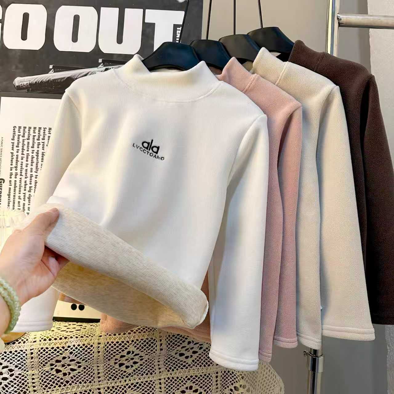 【栗子专享】【顾奈】 男童半高领打底衫秋冬季儿童奥粒大童保暖