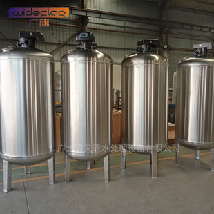 井水过滤净化设备 304不锈钢机械过滤器 河水中水处理过滤罐