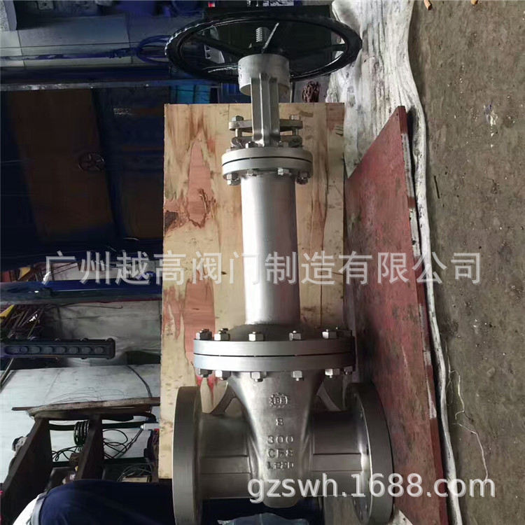 不锈钢波纹管蒸汽闸阀WZ41H-25P加长杆波纹管闸阀 越海手轮闸阀