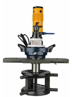电动金属管道坡口机 内涨式管子平口机Small beveling machine