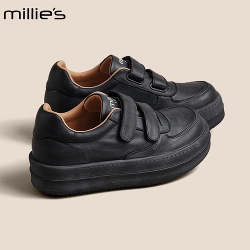 MILLIE'S/妙丽时尚百搭厚底板鞋