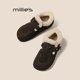 子女外穿毛毛鞋 妙丽低帮雪地靴女款 MILLIE 冬季 鞋 加绒保暖棉鞋