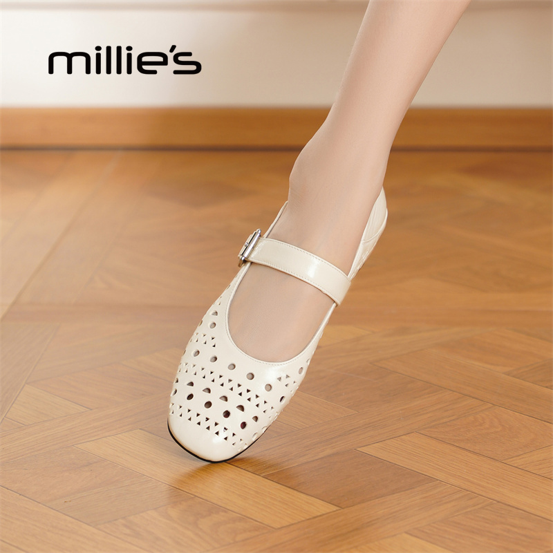 MILLIE'S/妙丽法式玛丽珍鞋