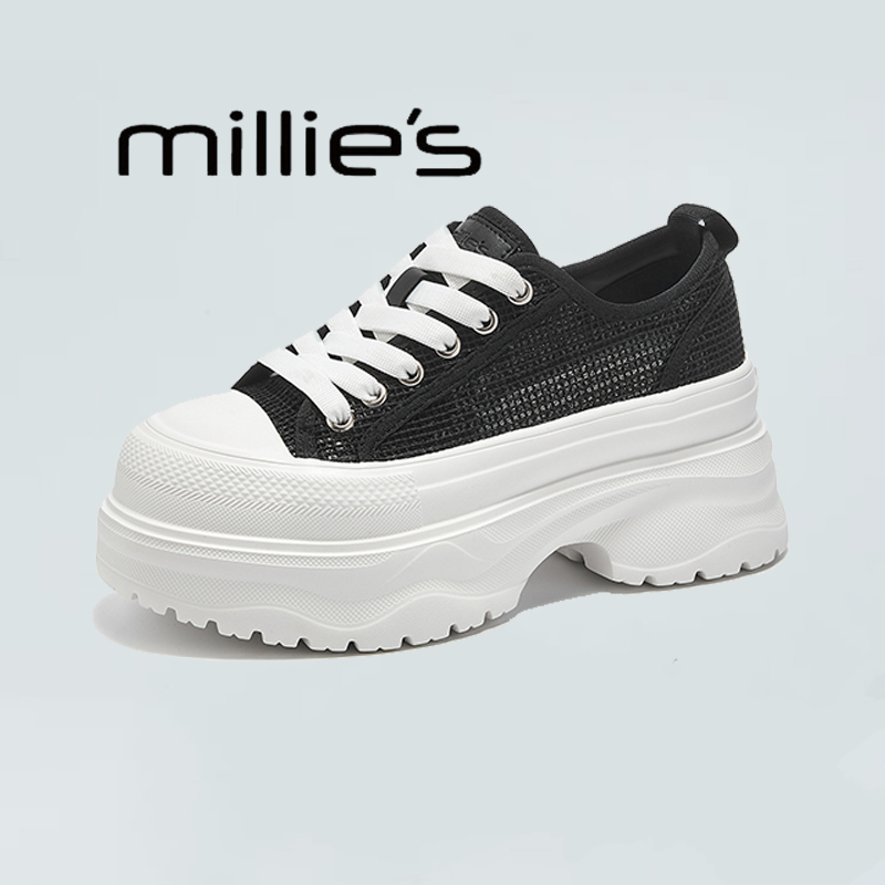 MILLIE'S/妙丽轻便透气松糕鞋