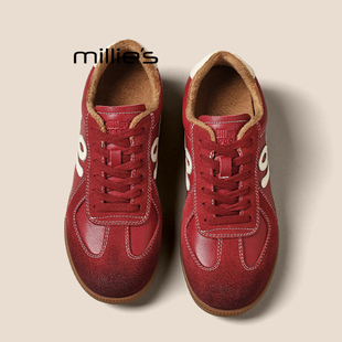 百搭舒适女鞋 妙丽厚底德训鞋 复古加绒运动休闲鞋 冬Z 时尚 MILLIE