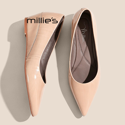 MILLIE'S/妙丽浅口一脚蹬单鞋