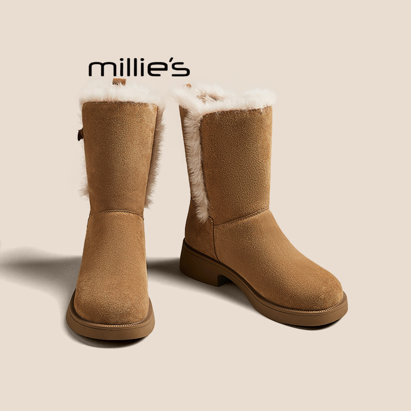 MILLIE'S/妙丽雪地靴女款冬季