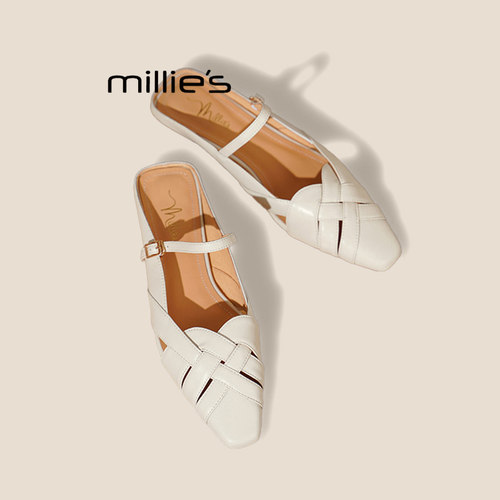 MILLIE'S/妙丽法式尖头凉鞋婚鞋