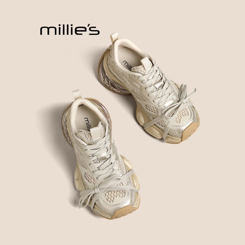 妙丽增高厚底老爹鞋巨好看