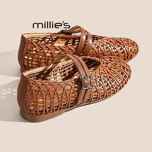MILLIE'S/妙丽温柔气质浅口单鞋