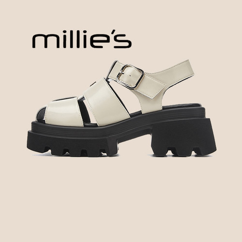 MILLIE'S/妙丽轻奢简约浅口单鞋