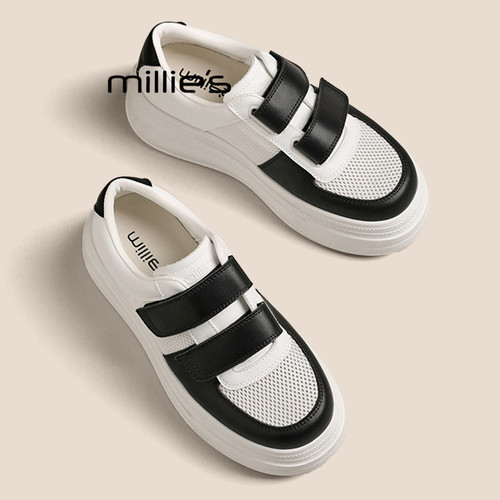 MILLIE'S/妙丽休闲厚底增高板鞋