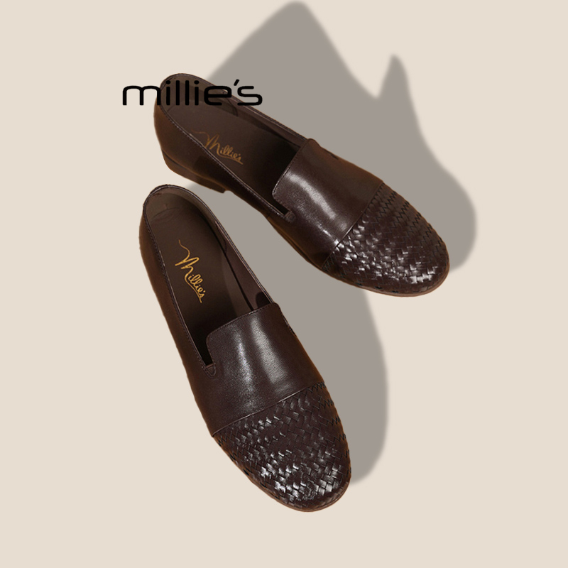 MILLIE'S/妙丽法式复古单鞋婚鞋