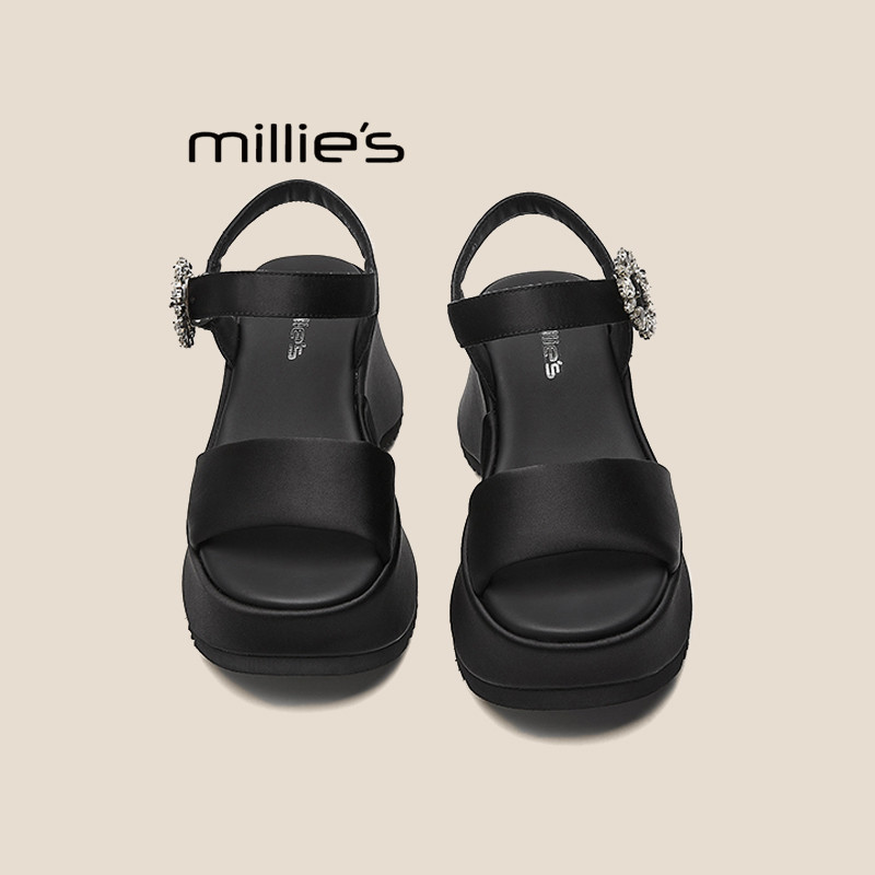 MILLIE'S/妙丽坡跟凉鞋