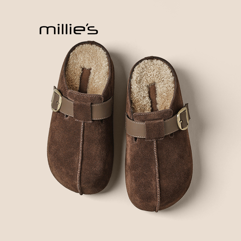 MILLIE'S/妙丽休闲包头拖巨好看