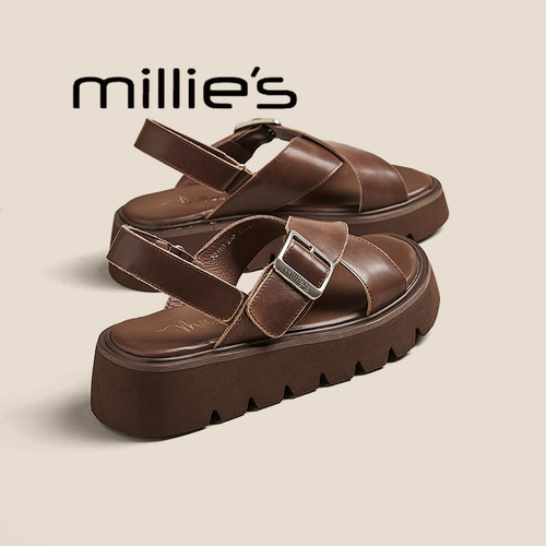 MILLIE'S/妙丽复古勃肯鞋