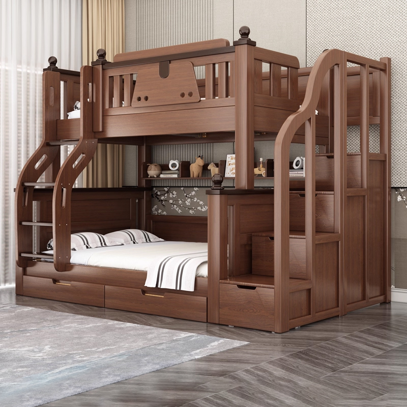 实木上下床2025新款宿舍可分体双层床现代小户型家用多功能高低床