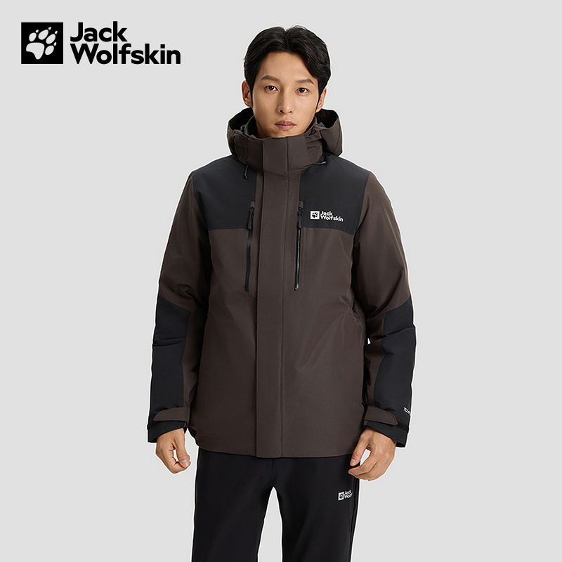 JackWolfskin狼爪秋冬新款JASPER男款户外防风防水冲锋衣 A65684