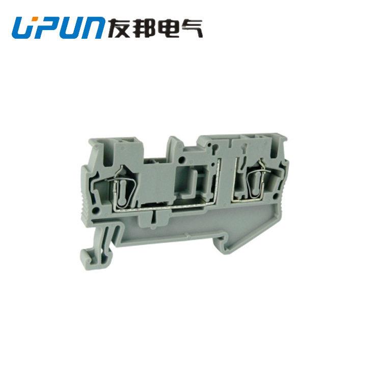 上海友邦电气UJ5-2.5FD系列分断型接线端子工业快速弹簧接线端子
