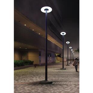 太阳能庭院灯户外防水34超亮小区路灯杆简约公园广场景观灯