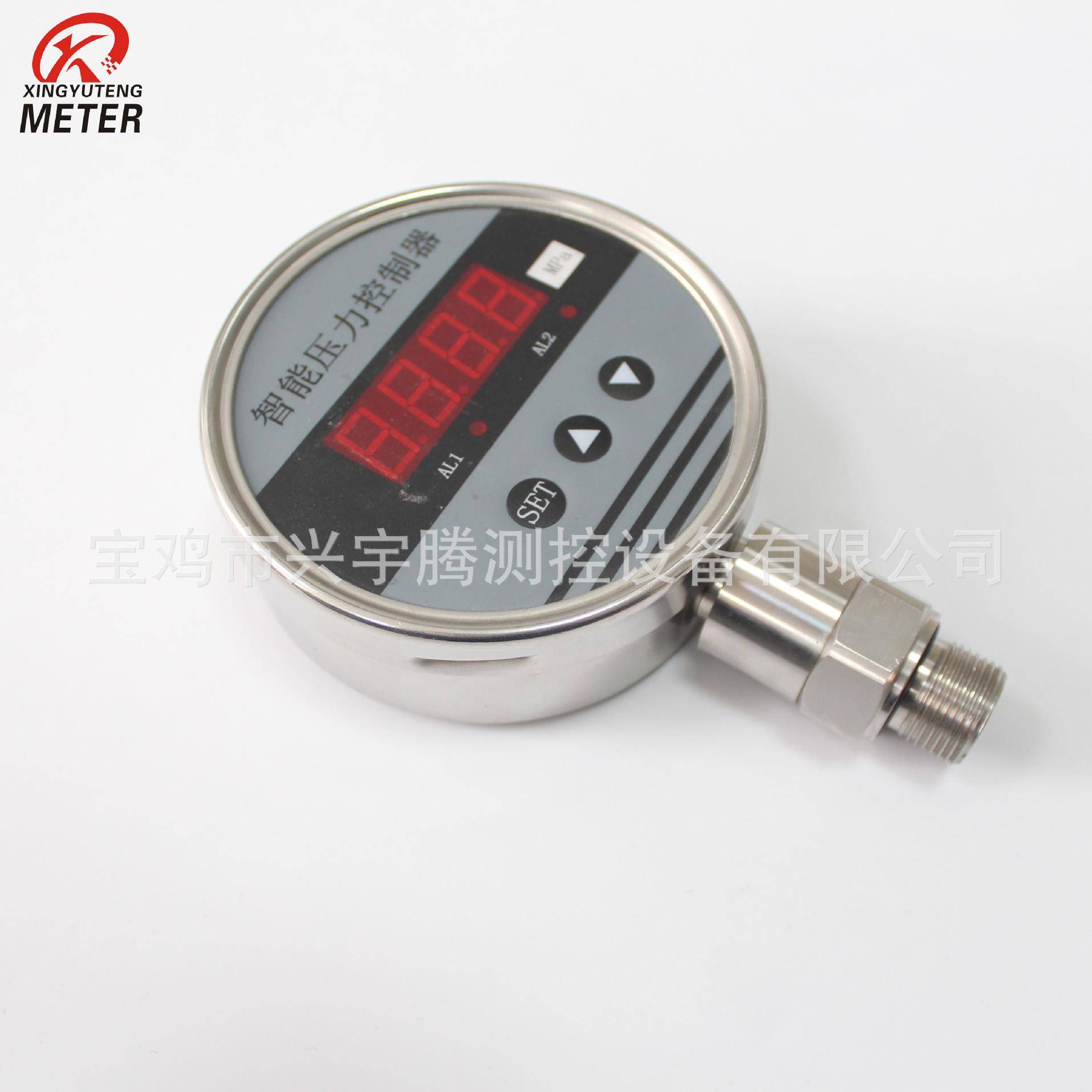 智能数显压力控制器锅炉水压控制器数字压力控制器不锈钢2路开关