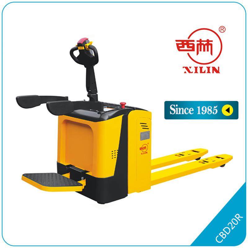 站驾式全电动托盘搬运车小金刚宁波如意2吨t地牛四轮叉车