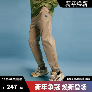 弹力抽绳女秋季 长裤 新款 运动裤 刺绣休闲裤 Champion冠军束脚卫裤