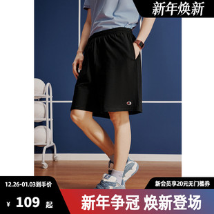 运动裤 Champion冠军短裤 宽松纯棉短款 休闲25春夏新款 男刺绣五分裤