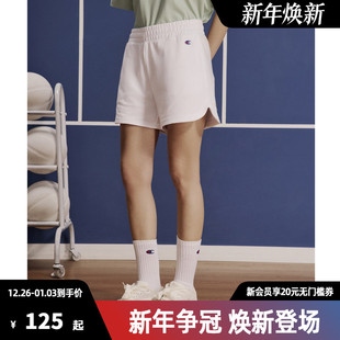 休闲透气裤 Champion冠军短裤 刺绣logo运动五分裤 新款 子女 男25夏季