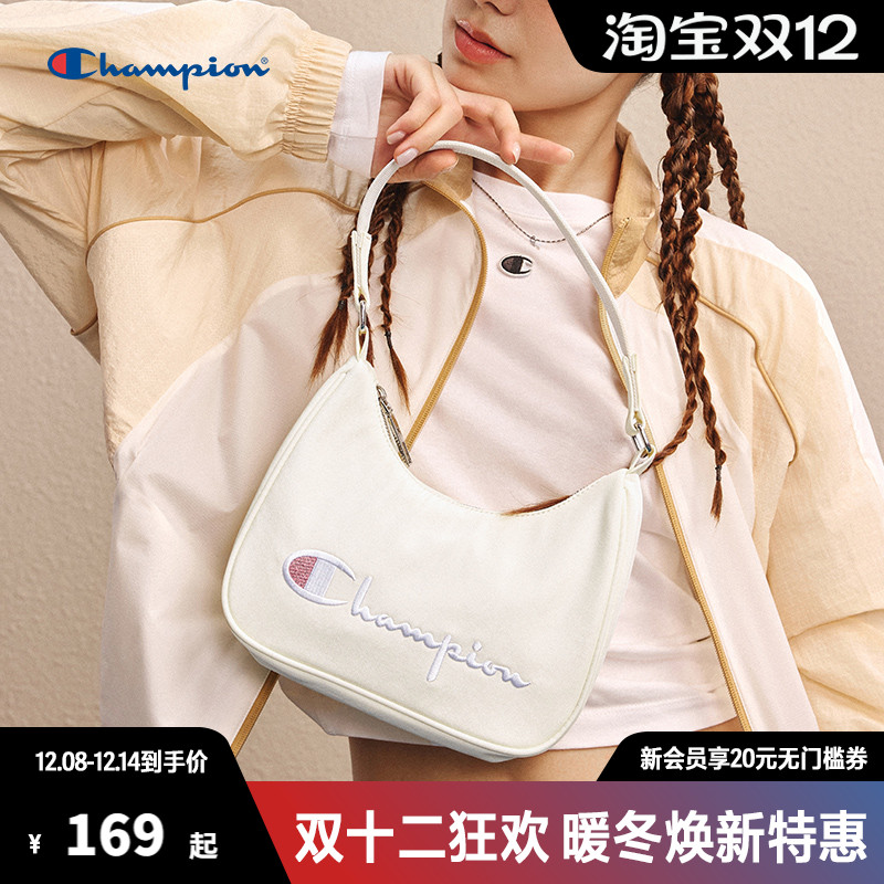 Champion冠军腋下包女2025春季新款时尚手提包满印单肩包时尚女包