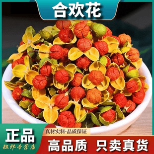 [新货]合欢花果500g南蛇藤果野外摘晒干合欢花250g助睡眠党参泡茶