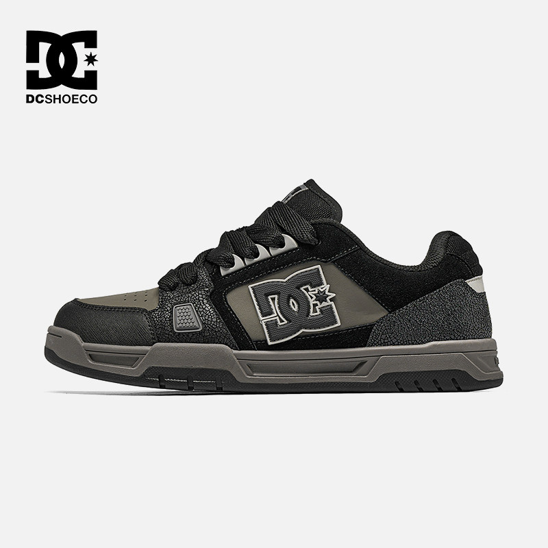 DC SHOES ASTRA CAS 25冬新款黑武士爆裂纹男鞋黑色板鞋休闲鞋男