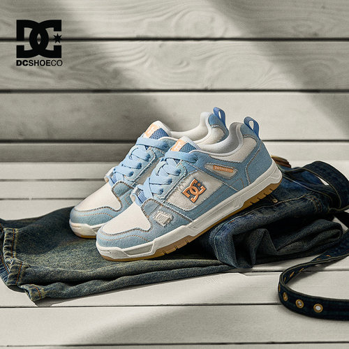 DCSHOES STAG2026夏季新款男鞋牛仔布轻便板鞋高级感运动休闲鞋男