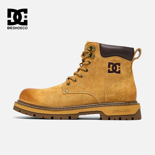 DCSHOES NIMBRO 2025冬季新款加绒真皮马丁靴厚底大黄靴男