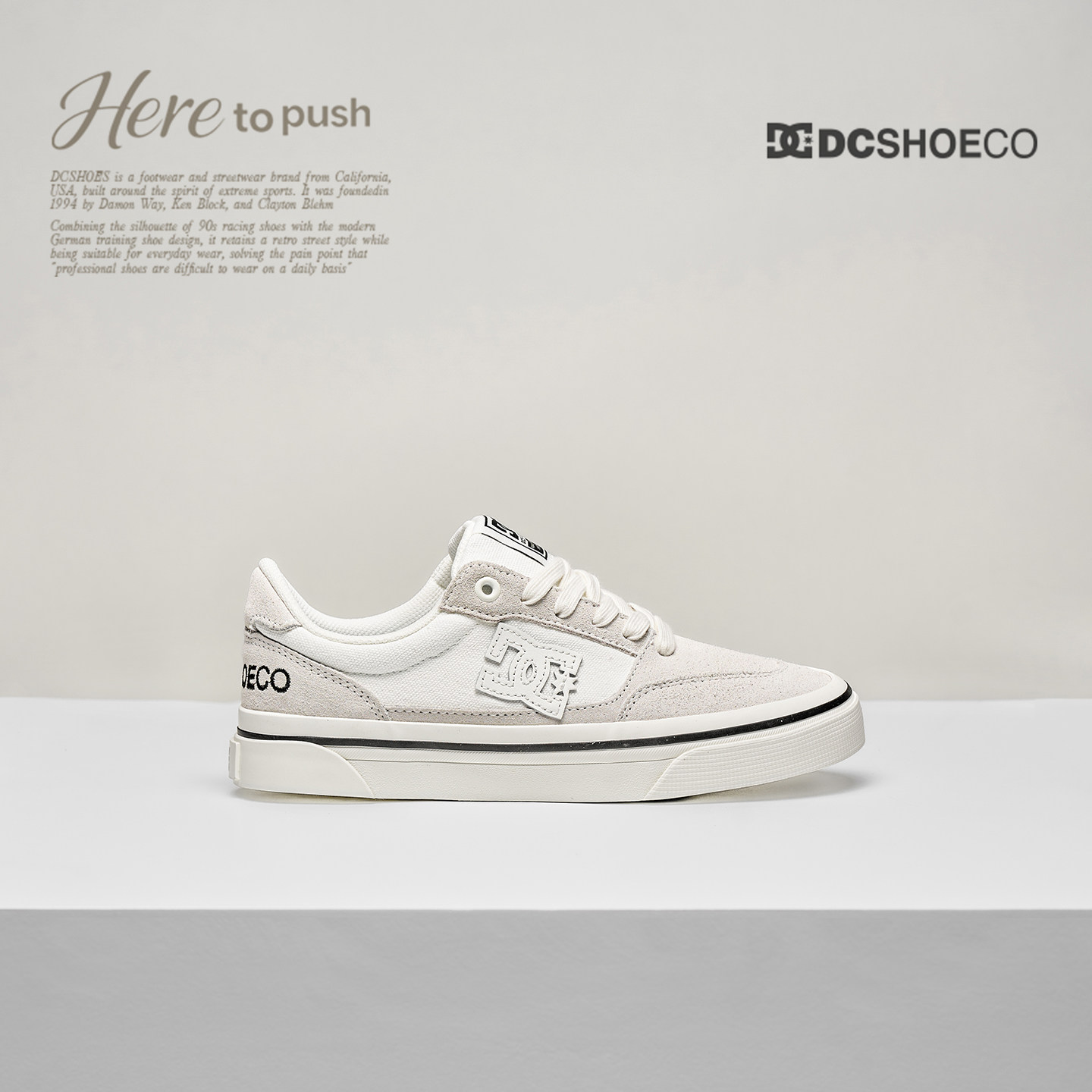 DCSHOES美式复古百搭帆布鞋女鞋图片
